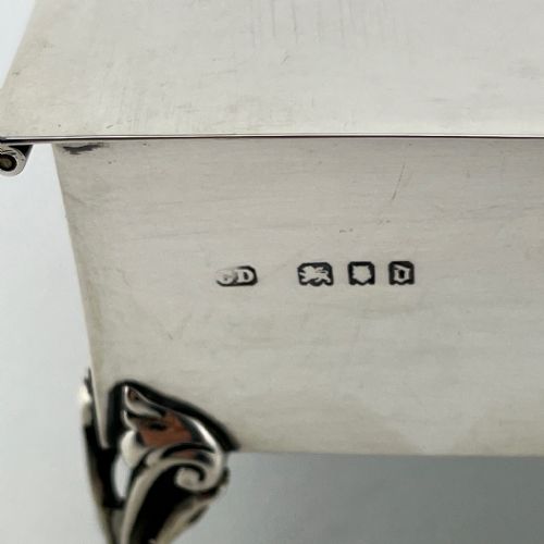 GOOD QUALITY STERLING SILVER JEWELLERY BOX - ADDITIONAL PHOTO 3