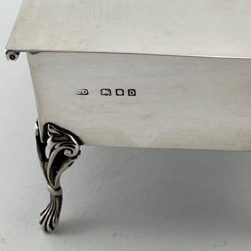 GOOD QUALITY STERLING SILVER JEWELLERY BOX - ADDITIONAL PHOTO 4