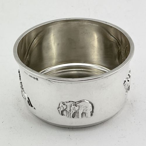 antique sterling silver childs bowl - CATEGORY: ANTIQUE SILVER - DATED 1900