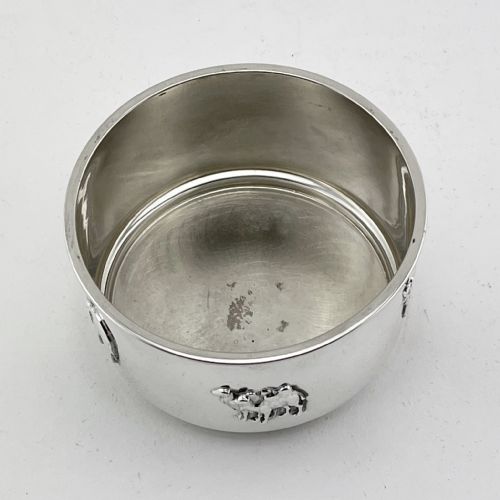 ANTIQUE STERLING SILVER CHILDS BOWL - ADDITIONAL PHOTO 6
