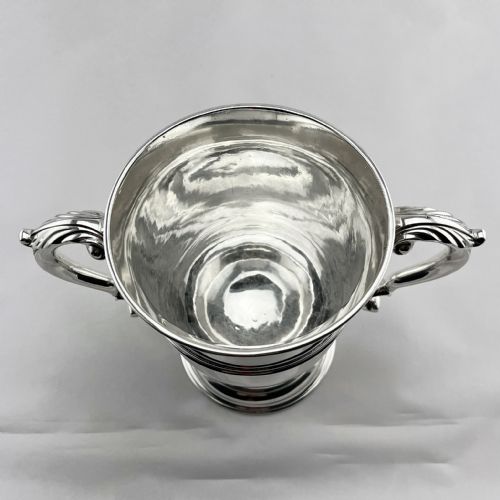 GOOD QUALITY GEORGE II RICHARD GURNEY STERLING SILVER TROPHY CUP - ADDITIONAL PHOTO 2