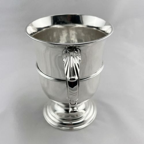 GOOD QUALITY GEORGE II RICHARD GURNEY STERLING SILVER TROPHY CUP - ADDITIONAL PHOTO 4