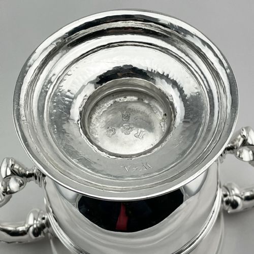 GOOD QUALITY GEORGE II RICHARD GURNEY STERLING SILVER TROPHY CUP - ADDITIONAL PHOTO 6