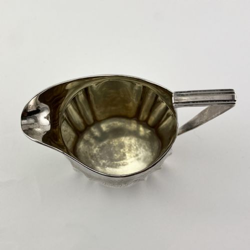 BEAUTIFUL GEORGIAN STERLING SILVER CREAM JUG - ADDITIONAL PHOTO 3