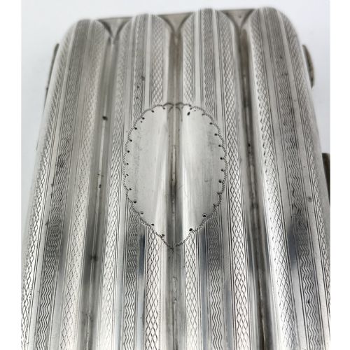 ANTIQUE STIRLING SILVER POCKET CIGAR CASE - ADDITIONAL PHOTO 1