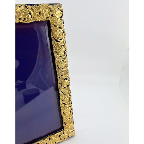 UNUSUAL EDWARDIAN DECORATIVE GOLD PLATED PHOTO FRAME - ADDITIONAL PHOTO 2