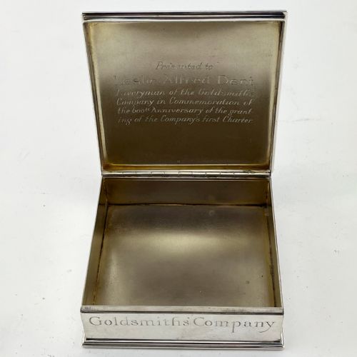 GARRARD CO STERLING SILVER COMMEMORATIVE BOX - ADDITIONAL PHOTO 7