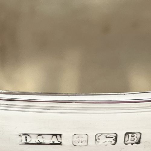 LARGE HEAVY GAUGE STERLING SILVER TEA CADDY - ADDITIONAL PHOTO 4