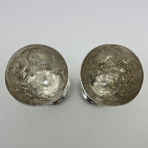 PAIR OF GEORGIAN STERLING SILVER GOOD QUALITY GOBLETS - ADDITIONAL PHOTO 2