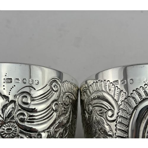 PAIR OF GEORGIAN STERLING SILVER GOOD QUALITY GOBLETS - ADDITIONAL PHOTO 7