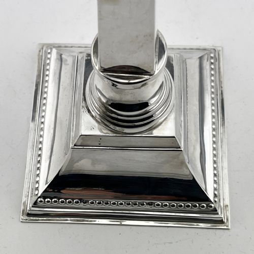 GOOD QUALITY STERLING SILVER MENORAH LAMP - ADDITIONAL PHOTO 5
