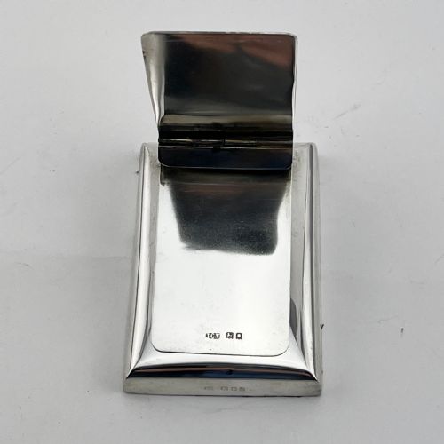 RECTANGULAR ANTIQUE STERLING SILVER DESK PAPER CLIP - ADDITIONAL PHOTO 5