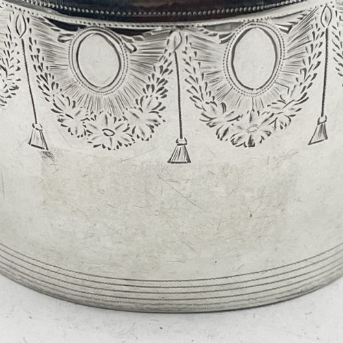 BEAUTIFUL GEORGE III STERLING SILVER CREAM JUG - ADDITIONAL PHOTO 3