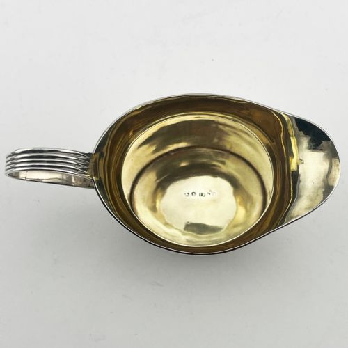 BEAUTIFUL GEORGE III STERLING SILVER CREAM JUG - ADDITIONAL PHOTO 4