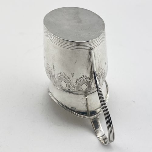 BEAUTIFUL GEORGE III STERLING SILVER CREAM JUG - ADDITIONAL PHOTO 6