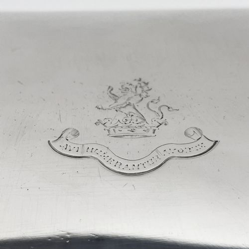 IMPRESSIVE EDWARDIAN STERLING SILVER CIGAR OR TRINKET BOX - ADDITIONAL PHOTO 1