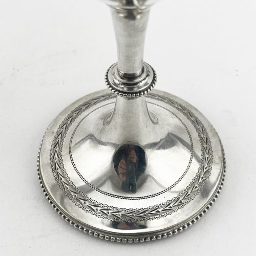 LARGE VICCTORIAN STERLING SILVER GOBLET - ADDITIONAL PHOTO 2