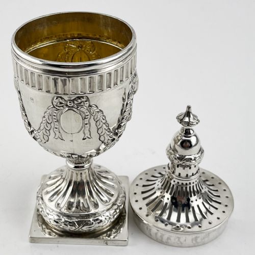 EDWARDIAN STERLING SILVER SUGAR CASTER - ADDITIONAL PHOTO 1
