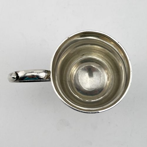 GOOD QUALITY VICTORIAN STERLING SILVER CHRISTENING MUG - ADDITIONAL PHOTO 5