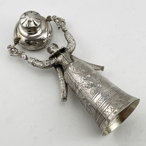 BERNARD MULLER STERLING SILVER WAGER OR MARRIAGE CUP - ADDITIONAL PHOTO 6