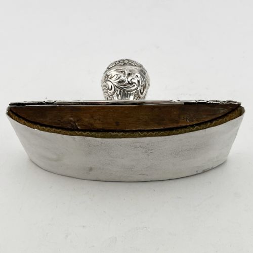 DECORATIVE VICTORIAN STERLING SILVER BLOTTER - ADDITIONAL PHOTO 4