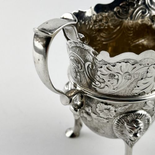 IRISH STYLE LATE VICTORIAN STERLING SILVER CREAM JUG - ADDITIONAL PHOTO 5