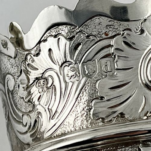 IRISH STYLE LATE VICTORIAN STERLING SILVER CREAM JUG - ADDITIONAL PHOTO 6