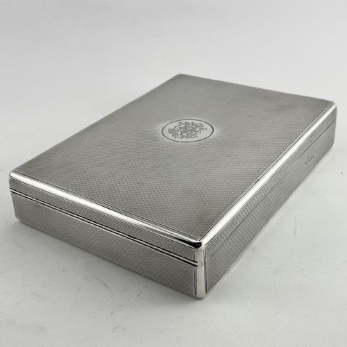 SUPERB QUALITY VICTORIAN STERLING SILVER JEWELLERY BOX - ADDITIONAL PHOTO 2