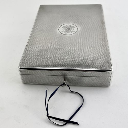 SUPERB QUALITY VICTORIAN STERLING SILVER JEWELLERY BOX - ADDITIONAL PHOTO 3