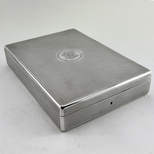 SUPERB QUALITY VICTORIAN STERLING SILVER JEWELLERY BOX - ADDITIONAL PHOTO 4