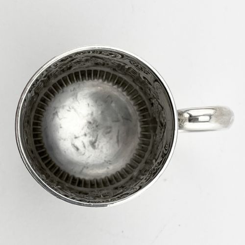 GOOD QUALITY VICTORIAN STERLING SILVER CHRISTENING MUG - ADDITIONAL PHOTO 5