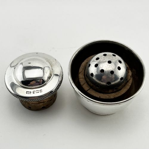 HUKIN HEATH STERLING SILVER TOPPED COCKTAIL SHAKER - ADDITIONAL PHOTO 2