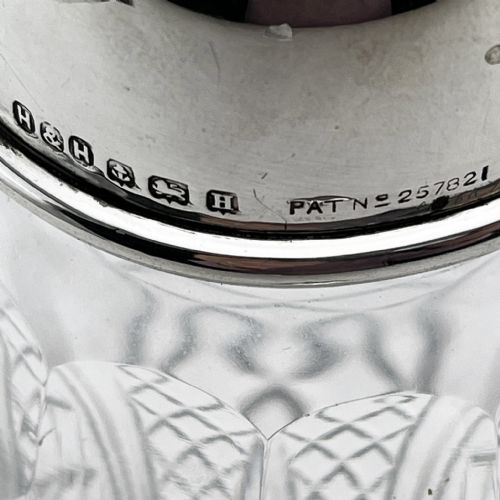 HUKIN HEATH STERLING SILVER TOPPED COCKTAIL SHAKER - ADDITIONAL PHOTO 4