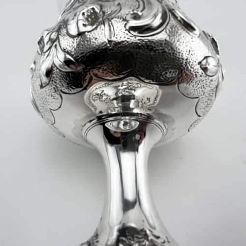 QUALITY GEORGE III STERLING SILVER GOBLET OR TROPHY - ADDITIONAL PHOTO 5