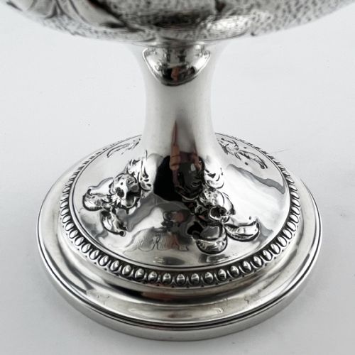 QUALITY GEORGE III STERLING SILVER GOBLET OR TROPHY - ADDITIONAL PHOTO 6