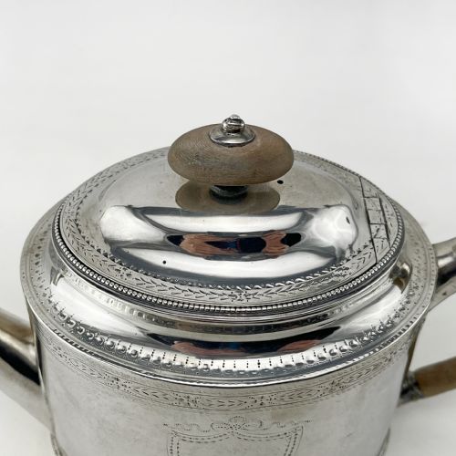 HESTER BATEMAN GEORGIAN STERLING SILVER TEAPOT - ADDITIONAL PHOTO 1