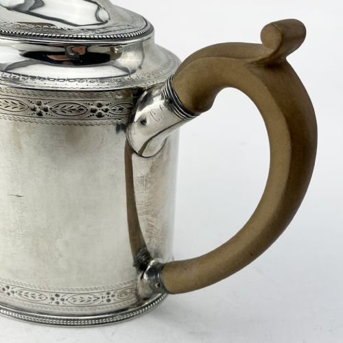 HESTER BATEMAN GEORGIAN STERLING SILVER TEAPOT - ADDITIONAL PHOTO 3