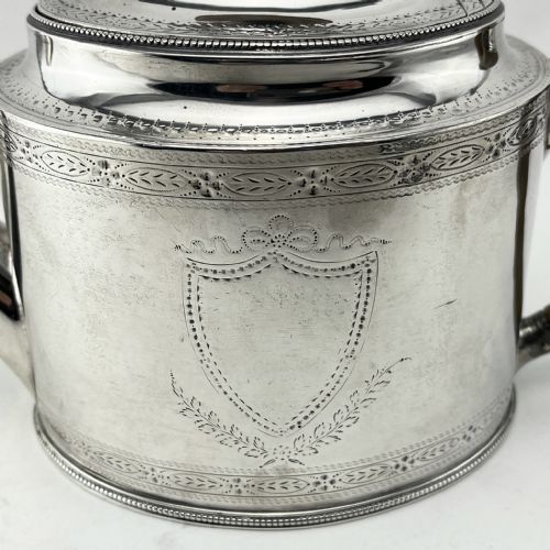 HESTER BATEMAN GEORGIAN STERLING SILVER TEAPOT - ADDITIONAL PHOTO 5