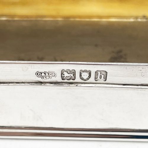 PLAIN EDWARDIAN STERLING SILVER JEWELLERY OR TRINKET BOX - ADDITIONAL PHOTO 4