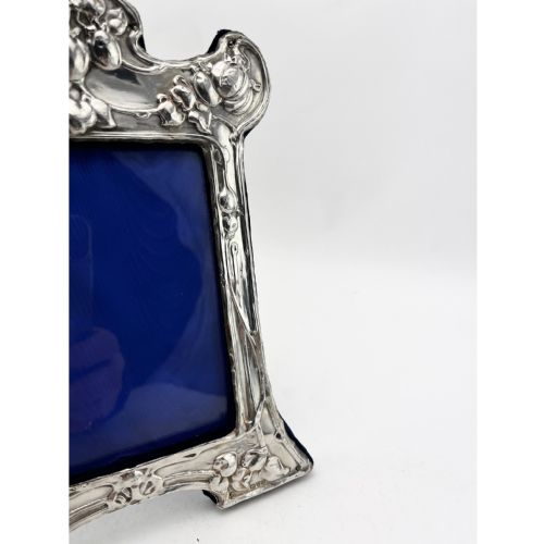 ART NOUVEAU EDWARDIAN STERLING SILVER PHOTO FRAME - ADDITIONAL PHOTO 1