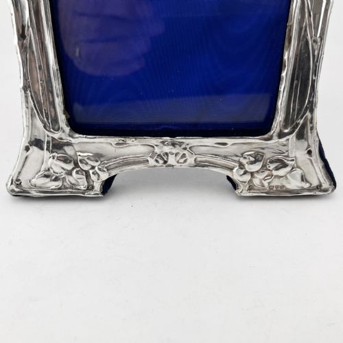 ART NOUVEAU EDWARDIAN STERLING SILVER PHOTO FRAME - ADDITIONAL PHOTO 4