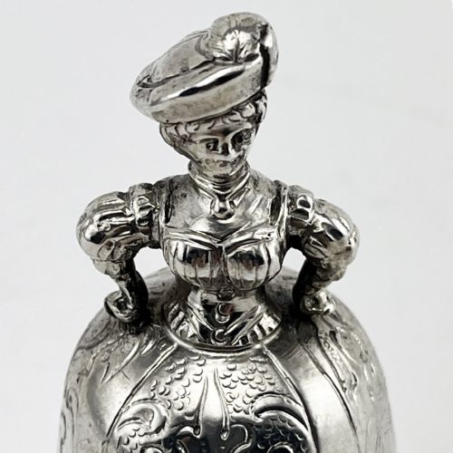 DUTCH IMPORT STERLING SILVER TABLE BELL - ADDITIONAL PHOTO 1