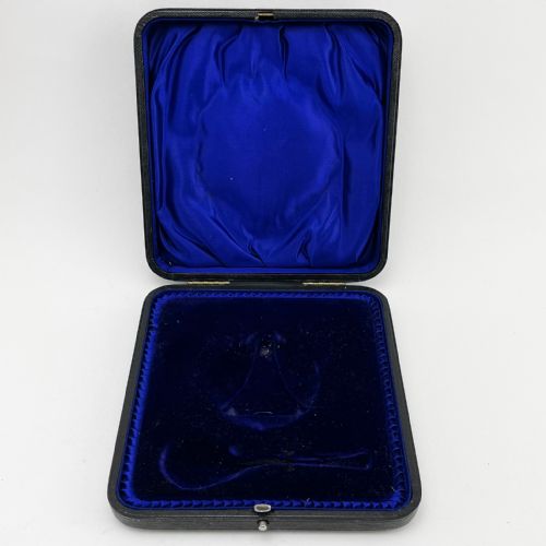 BOXED STERLING SILVER BUTTER DISH AND SPOON - ADDITIONAL PHOTO 8