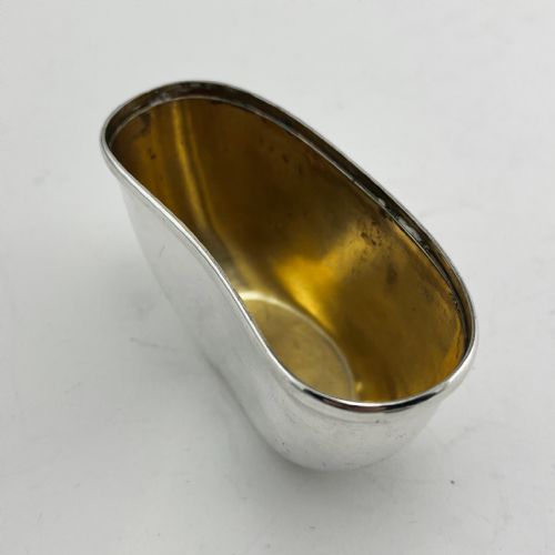 FLORAL PATTERN OVAL STERLING SILVER HIP FLASK - ADDITIONAL PHOTO 7
