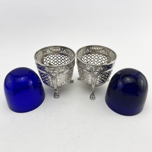 PAIR OF GEORGIAN STERLING SILVER SUGAR BASKETS - ADDITIONAL PHOTO 4