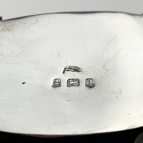 LATE VICTORIAN STERLING SILVER TEA CADDY - ADDITIONAL PHOTO 5