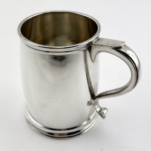 EDWARDIAN STERLING SILVER CHILDS CHRISTENING MUG - ADDITIONAL PHOTO 3