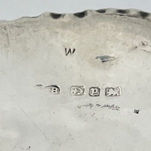 VICTORIAN STERLING SILVER RING OR TRINKET BOX - ADDITIONAL PHOTO 5