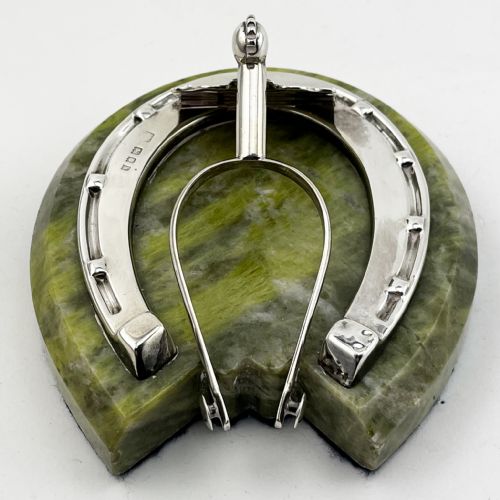 sampson mordan co sterling silver horseshoe paper clip - CATEGORY: ANTIQUE SILVER - DATED 1920