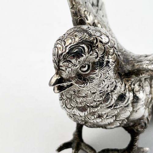 CHARMING CAST BERTHOLD MULLER STERLING SILVER BIRD - ADDITIONAL PHOTO 3